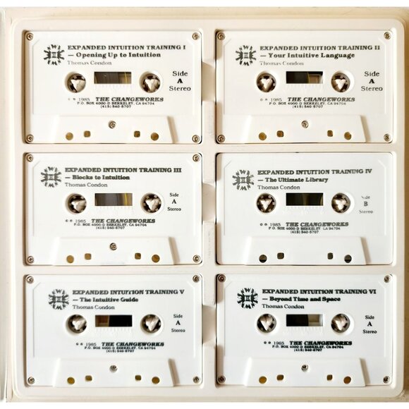 1987 Expanded Intuition Training Audiobook Cassette w/ Book Box Set Condon E31 - Picture 4 of 5